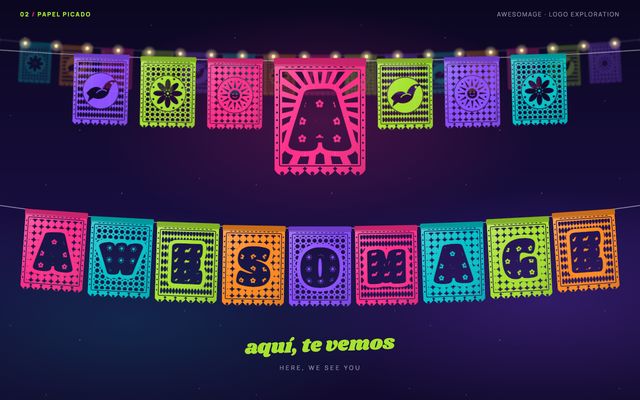 Logo concept 02, Papel Picado