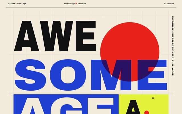 Logo concept 20, Awe · Some · Age