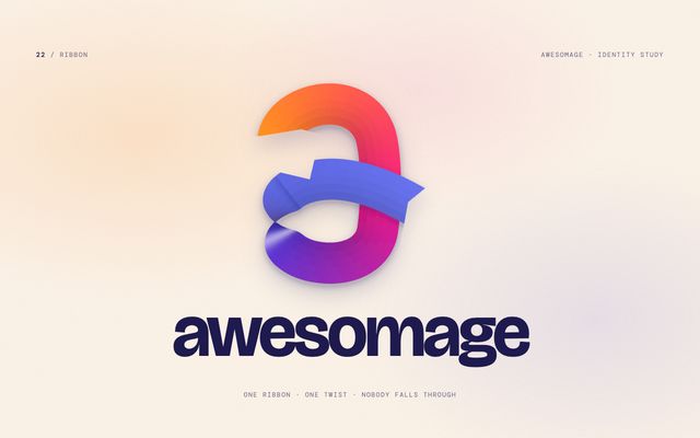 Logo concept 22, Ribbon