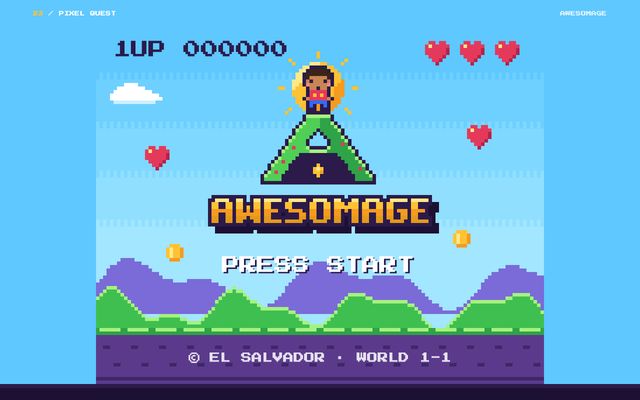 Logo concept 23, Pixel Quest