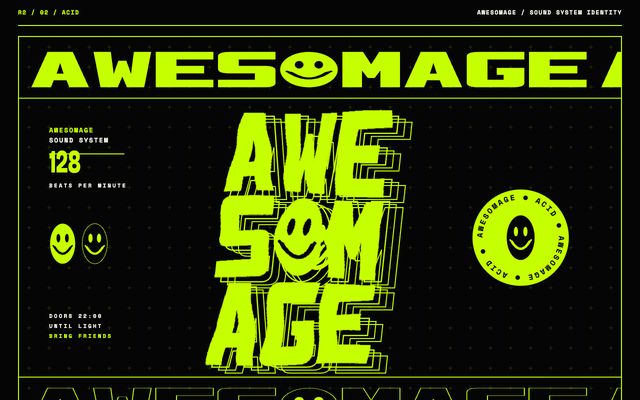 Logo concept 02, Acid Rave