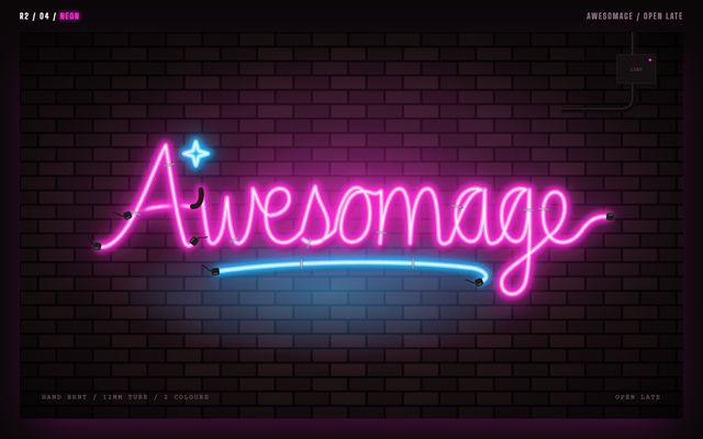 Logo concept 04, Neon Sign