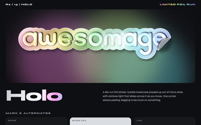 Logo concept 13, Holo
