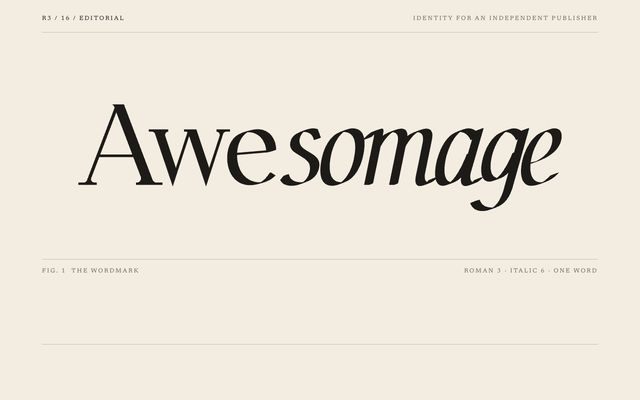 Logo concept 16, Editorial